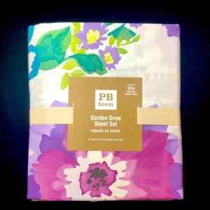 Pottery Barn Teen Garden Grow Sheet Set